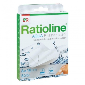 Ratioline aqua Duschpflaster Plus 8x10 cm steril 5 stk